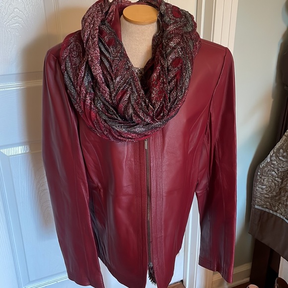 Chilli Pepper Red Leather Jacket.  🌶 - Picture 6 of 6